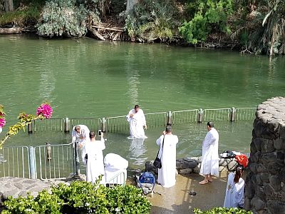 getting baptized in israel
